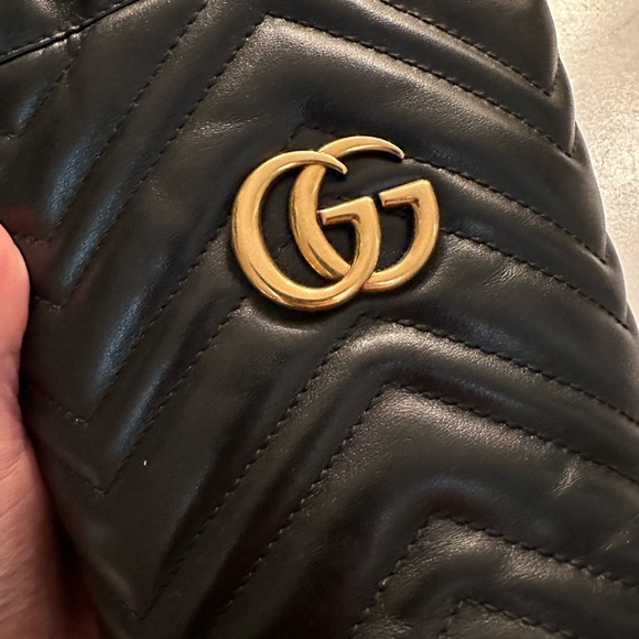 NEW GUCCI GG Marmont mini bucket bag - Picture 5 of 15